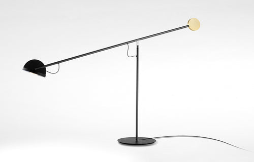 Copernica M Table Lamp by Marset - Graphite/Golden/Black.