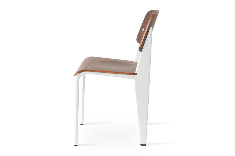 Coral Chair by SohoConcept, showing side view of dining chair.
