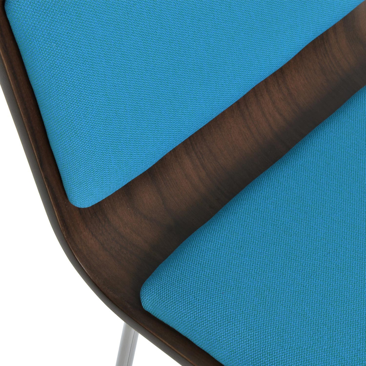 Corona Handle Back Wire Counter Stool by SohoConcept, showing closeup view of handle back wire counter stool.