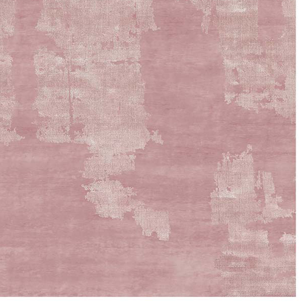 Corso Fortellino No 167 CO167 Rug by Second Studio, showing closeup view of corso fortellino no 167 co167 rug by second studio in shades of pink.