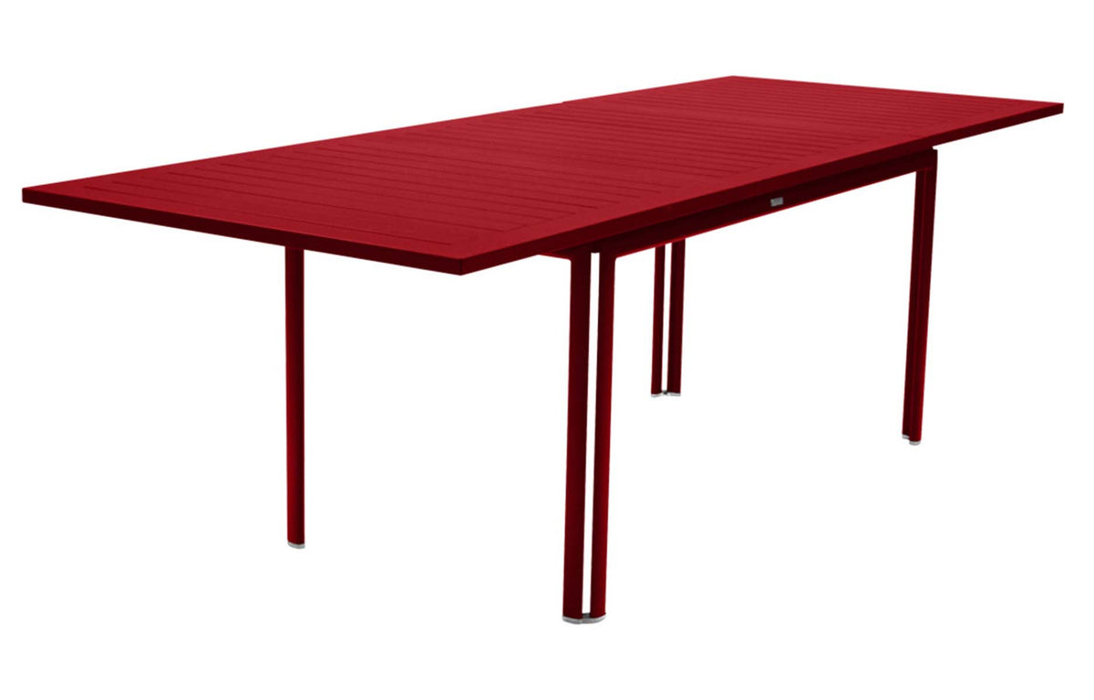 Costa Extending Dining Table by Fermob - Poppy Red.