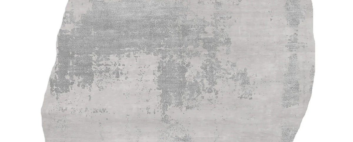 Coste Di Moro 144 CO144 Rug by Second Studio, showing closeup view of coste di moro 144 co144 rug by second studio in grey & silver.