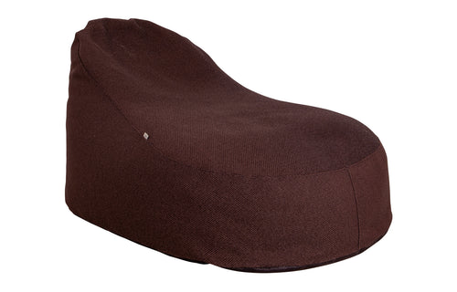 Cozy Bean Bag Chair by Cane-Line - Dark Bordeaux Focus Cushion.