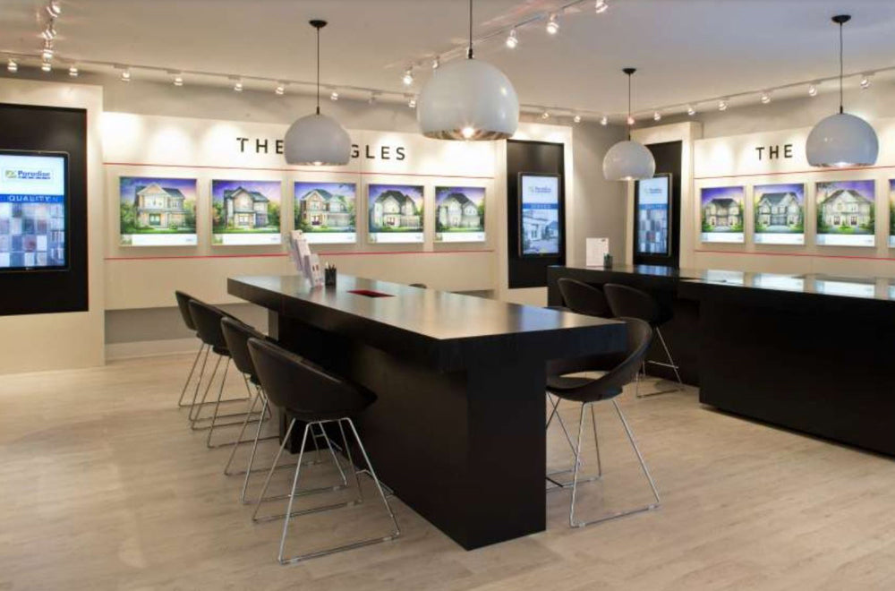 Crescent Wire Counter Stool by SohoConcept, showing wire counter stools in live shot.