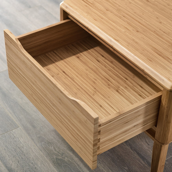 Currant Bedroom Collection by Greenington, showing closeup view of currant bedroom collection in live shot.
