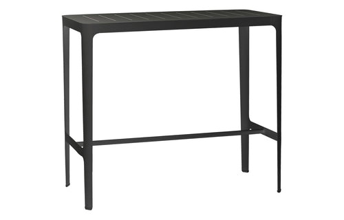 Cut High Bar Table by Cane-Line - Black Aluminum.