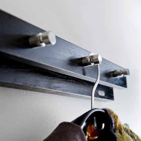 Cutter Coat Rack by Skagerak, showing closeup view of cutter coat rack in live shot.