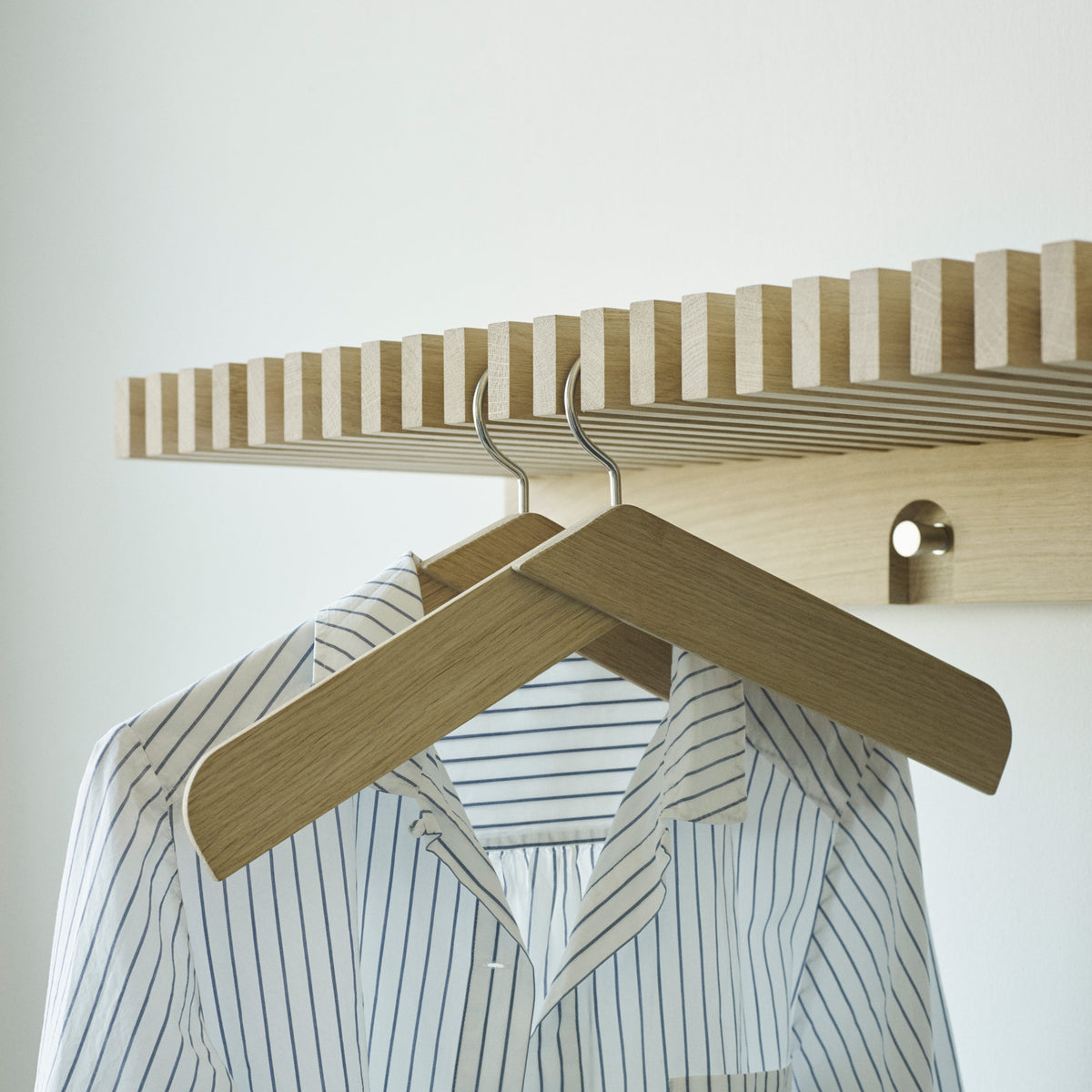 Cutter Wardrobe by Skagerak, showing closeup view of cutter wardrobe in live shot.