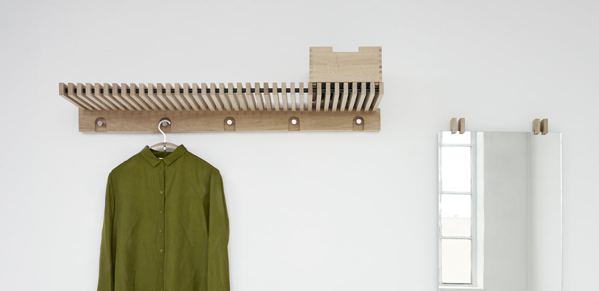 Cutter Wardrobe by Skagerak, showing cutter wardrobe in live shot.