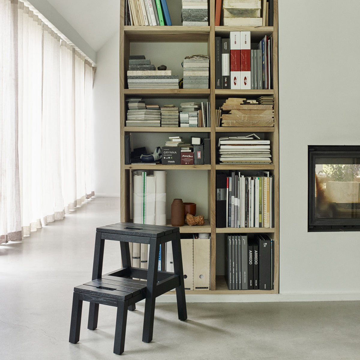 Dania Step Ladder By Skagerak, showing dania step ladder in live shot.