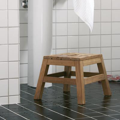 Dania Stool by Skagerak, showing dania stool in live shot.
