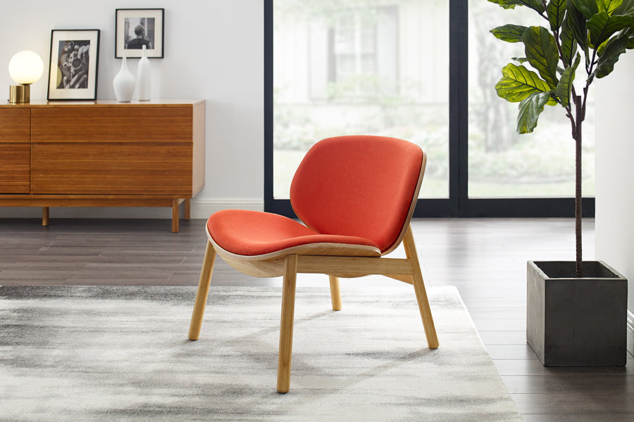 Danica Lounge Chair by Greenington, showing danica lounge chair in live shot.
