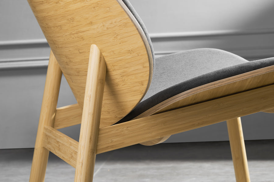 Danica Lounge Chair by Greenington, showing closeup view of danica lounge chair in live shot.