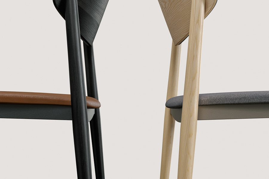 Dante Chair by B&T, showing closeup view of dante chairs in live shot.