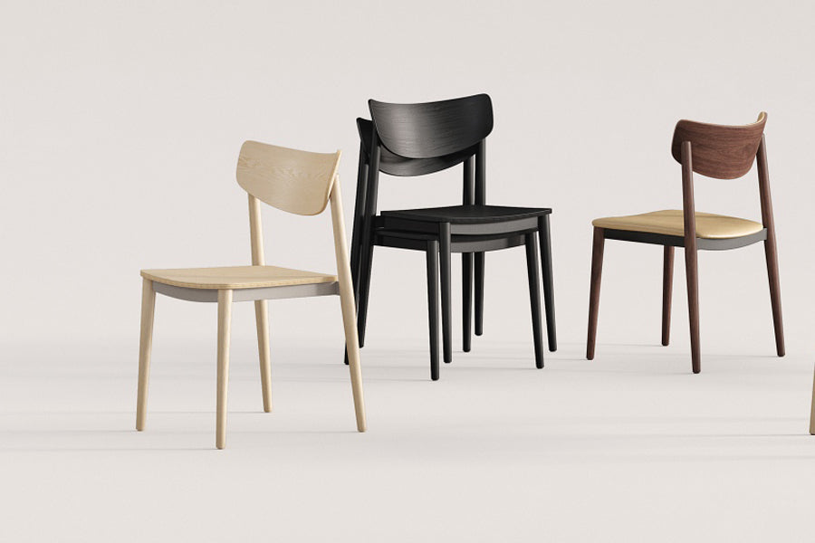 Dante Chair by B&T, showing dante chair in live shot.