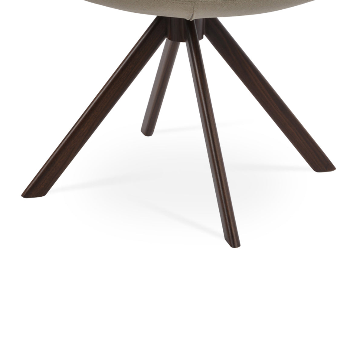 Dervish Sword Dining Chair by SohoConcept, showing closeup view of sword dining chair.
