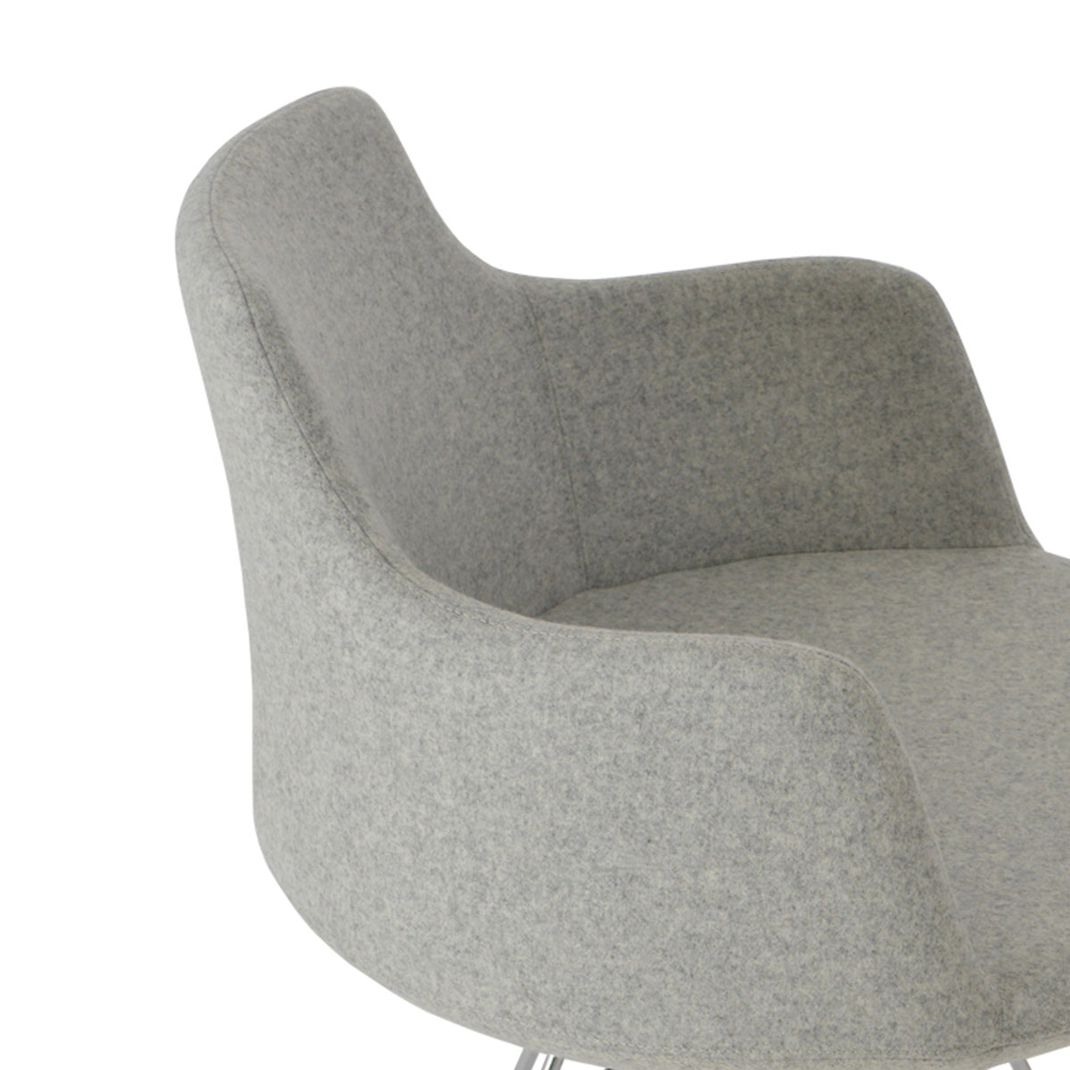 Dervish Tower Chair by SohoConcept, showing closeup view of tower chair.