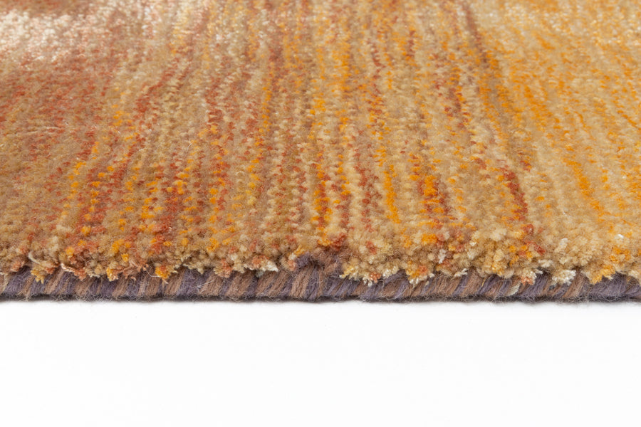 Desert 199.001.700 Hand Loomed Rug by Ligne Pure, showing close up view of desert hand loomed rug.
