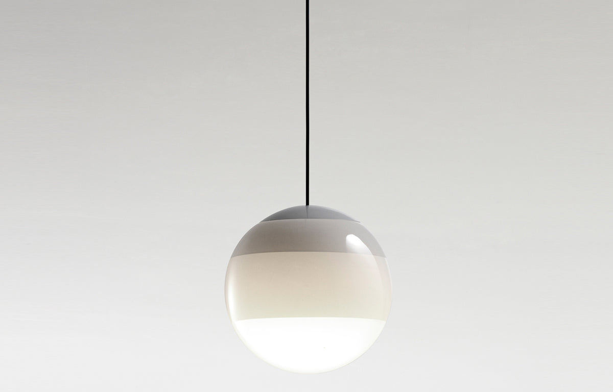 Dipping 24V Pendant Light by Marset - ø11.8" + 30V-24V, White Painted Shade.