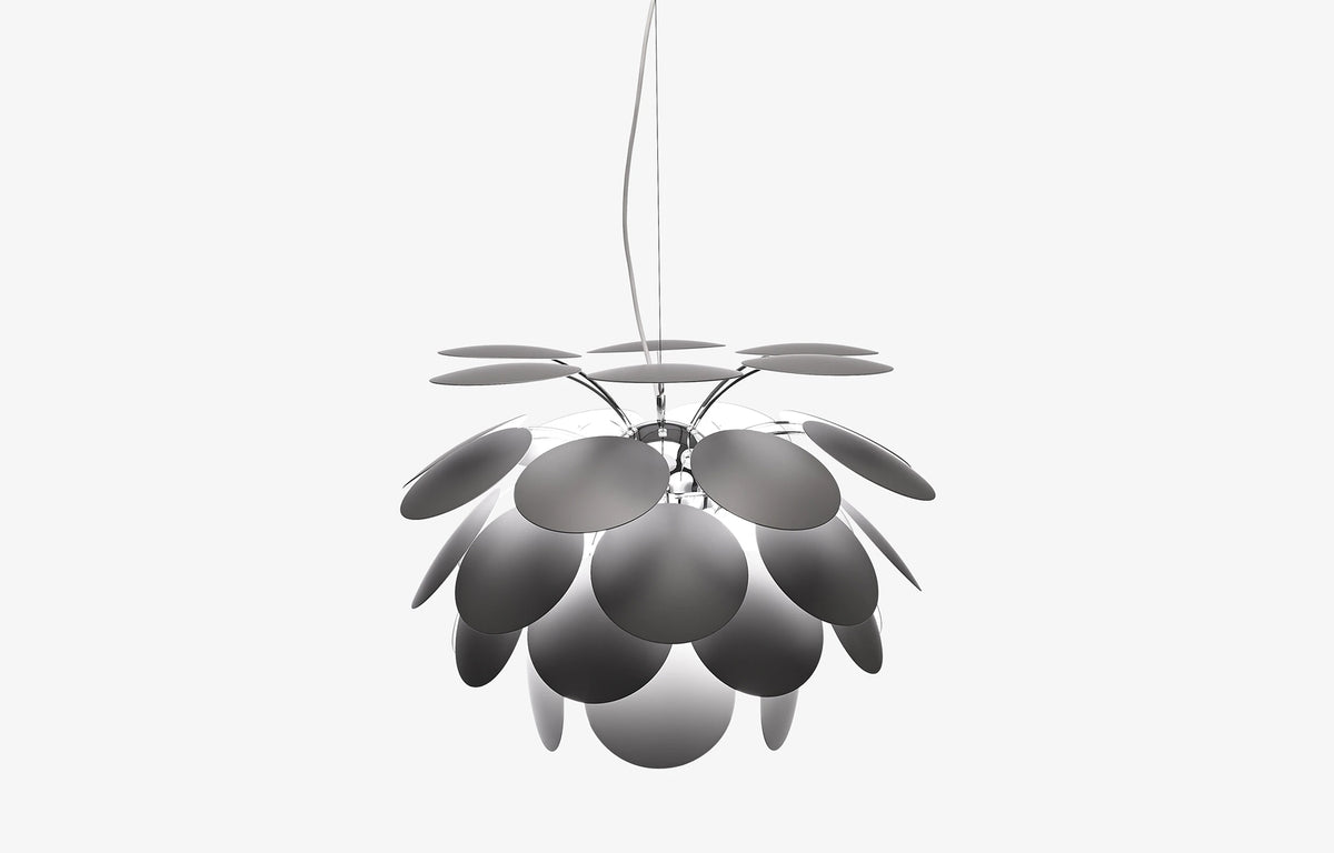 Discoco Pendant Lamp by Marset - Matte Grey.