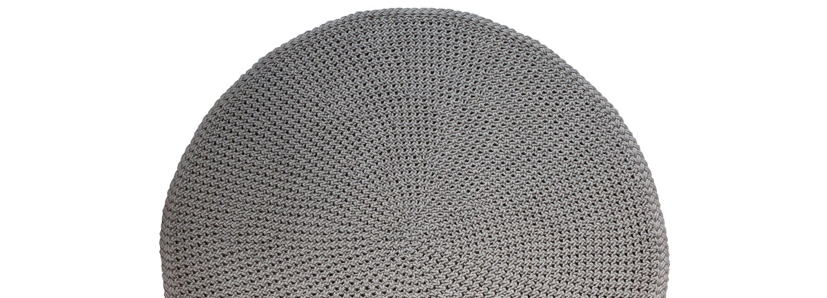 Discover Outdoor Rug by Cane-Line, showing top view of discover outdoor rug in taupe soft rope.