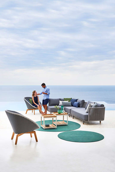 Divine Scatter Cushion by Cane-Line, showing divine scatter cushions in live shot.