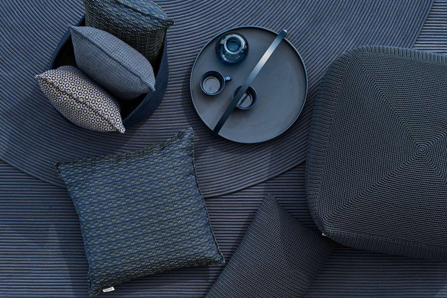 Divine Scatter Cushion by Cane-Line, showing divine scatter cushions in live shot.