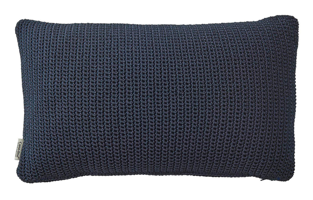 Divine Scatter Cushion by Cane-Line - Rectangle, Midnight Blue PP Fabric.