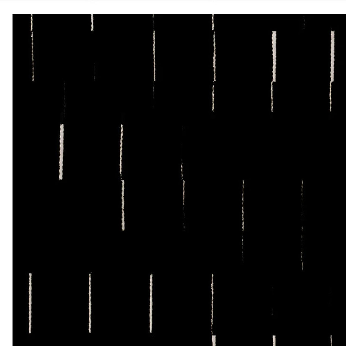 Dizo DO100 Rug by Second Studio, showing closeup view of dizo do100 rug by second studio in black & white.