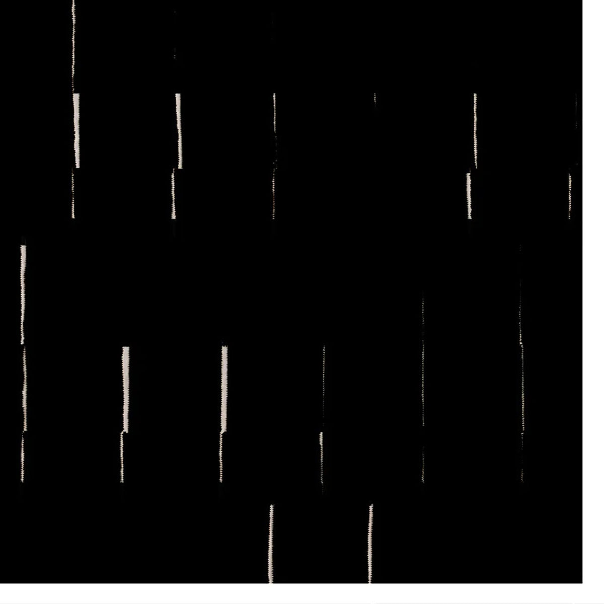 Dizo DO100 Rug by Second Studio, showing closeup view of dizo do100 rug by second studio in black & white.
