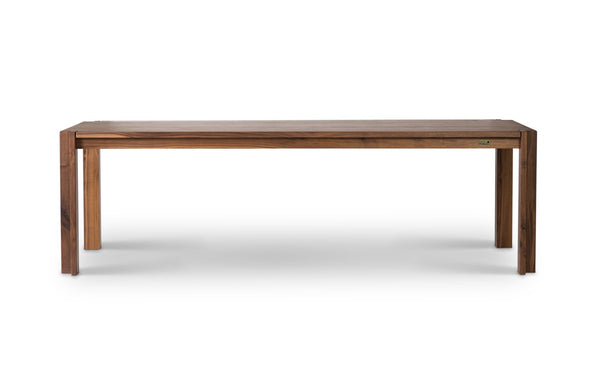 Jeppe Utzon Dining Table #1 by DK3 - Wild Walnut Wood without extension leaf.