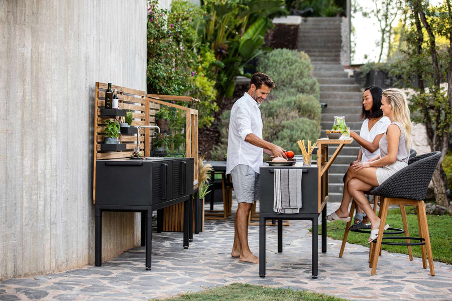 Drop Outdoor Greenhouse by Cane-Line, showing drop outdoor greenhouse in live shot.