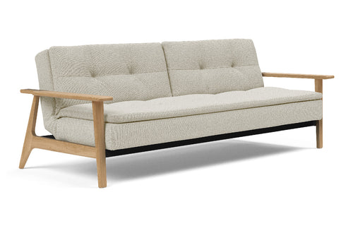 Dublexo Frej Sofa Bed Oak by Innovation - 527 Mixed Dance Natural (stocked).