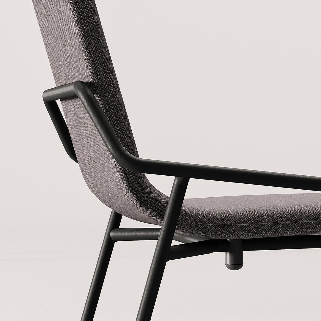 Dupont Chair by B&T, showing closeup view of dupont chair in live shot.