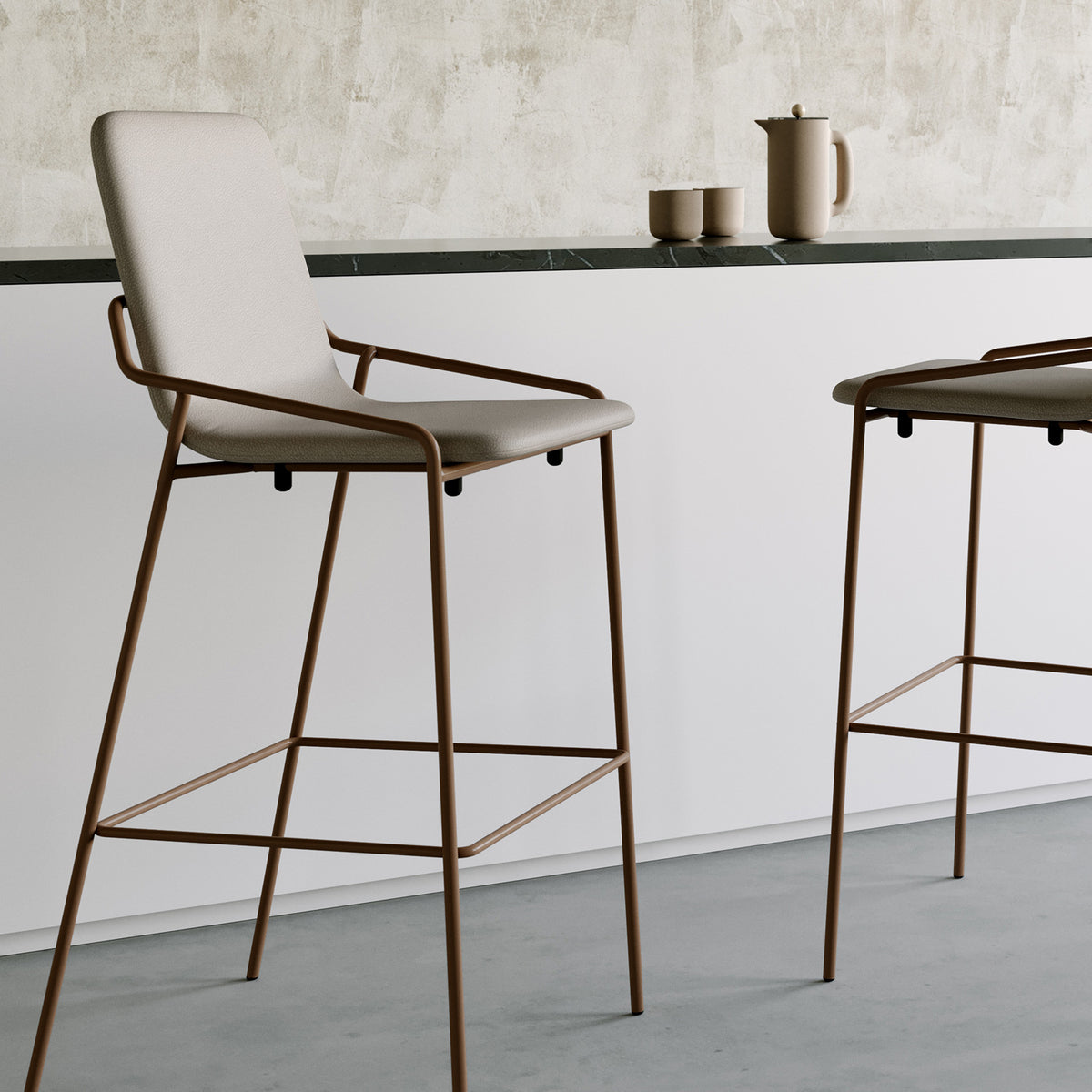 Dupont Stools by B&T, showing dupont stools in live shot.