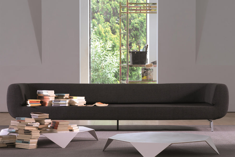 Durgu Metal Sofa by B&T, showing durga metal sofa in live shot.