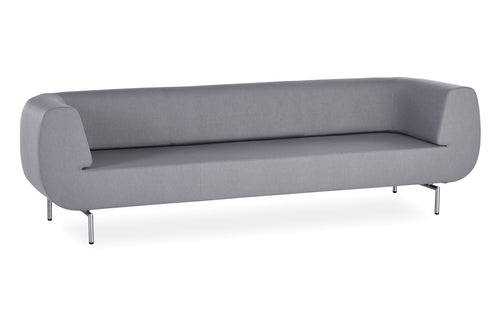 Durgu Metal Sofa by B&T - Gray Fabric.