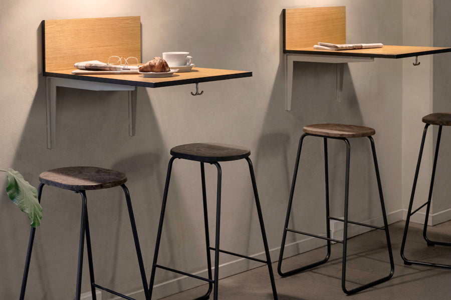 Earth Stool by Mater, showing earth stools in live shot.