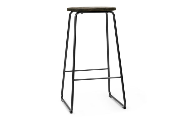 Earth Stool by Mater - Dark Coffee Waste Edition Seat.