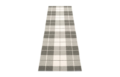 Ed Charcoal & Warm Grey with Vanilla Runner Rug by Pappelina - 28