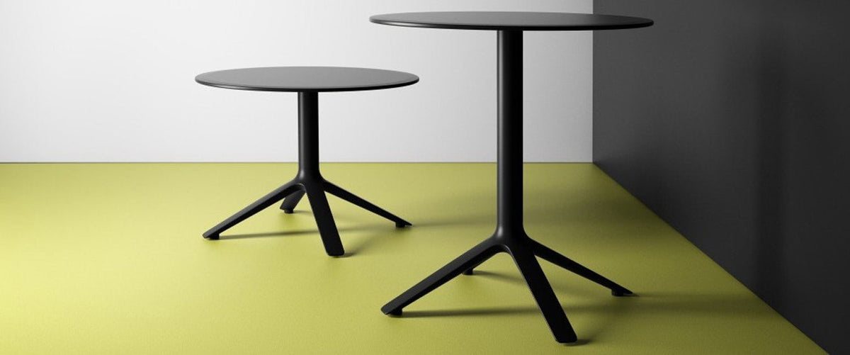 EEX Dining Table by Toou, showing eex dining table in live shot.