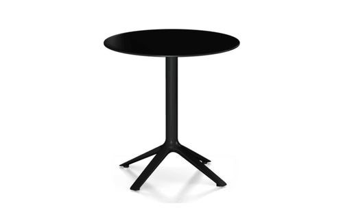 EEX Dining Table by Toou - Round, Black+Black Top.