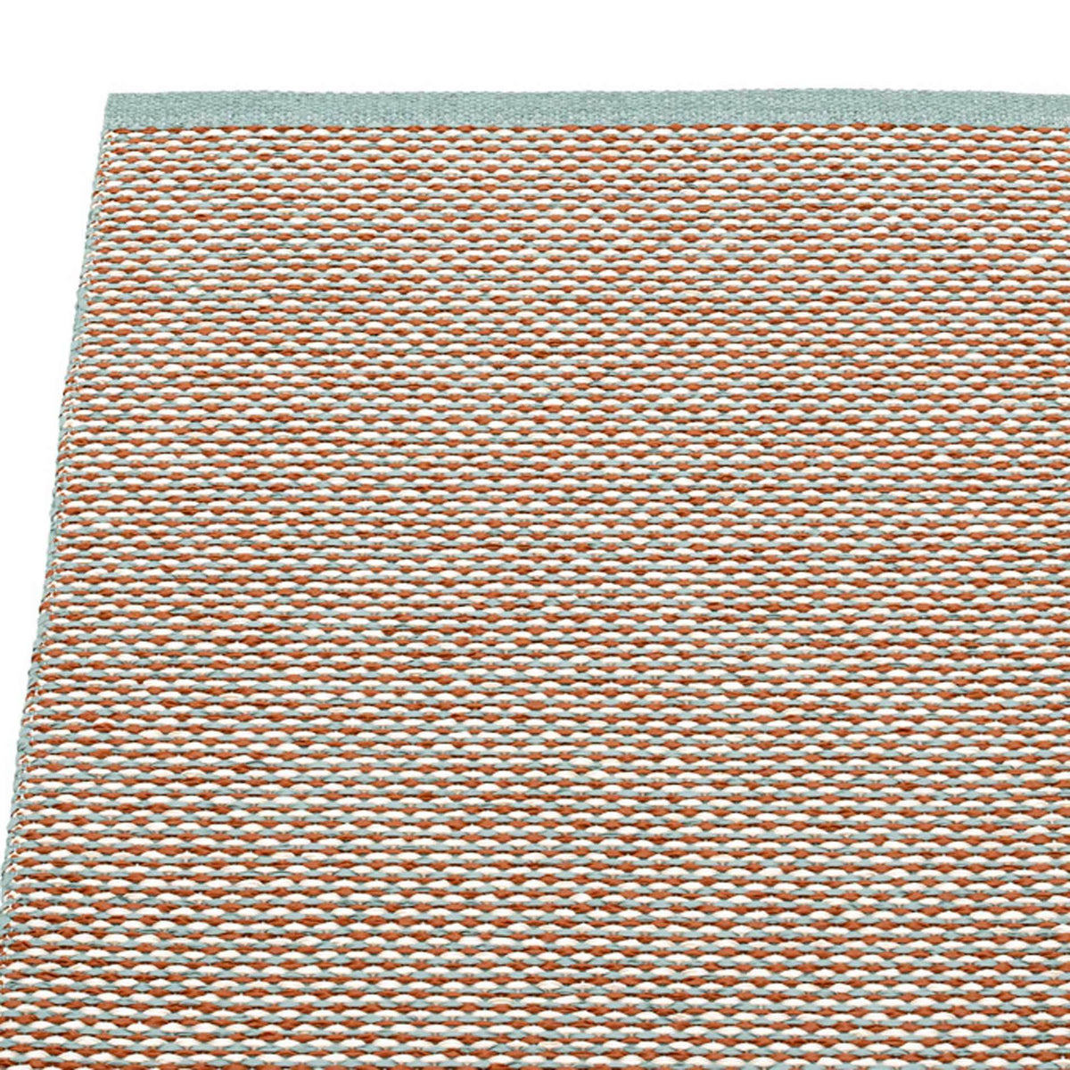 Effi Haze Runner Rug by Pappelina, showing closeup view of effi haze runner rug.