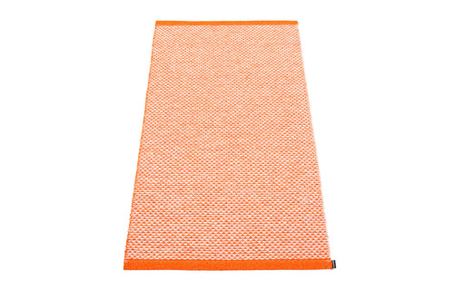 Effi Orange Runner Rug by Pappelina - 2' x 4'.