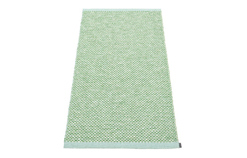 Effi Pale Turquoise Runner Rug by Pappelina - 2' x 4'.