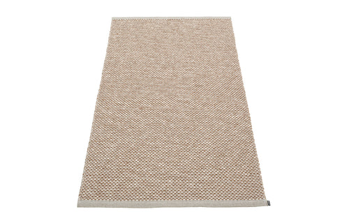 Effi Warm Grey Runner Rug by Pappelina - 2.75' x 5.25'.