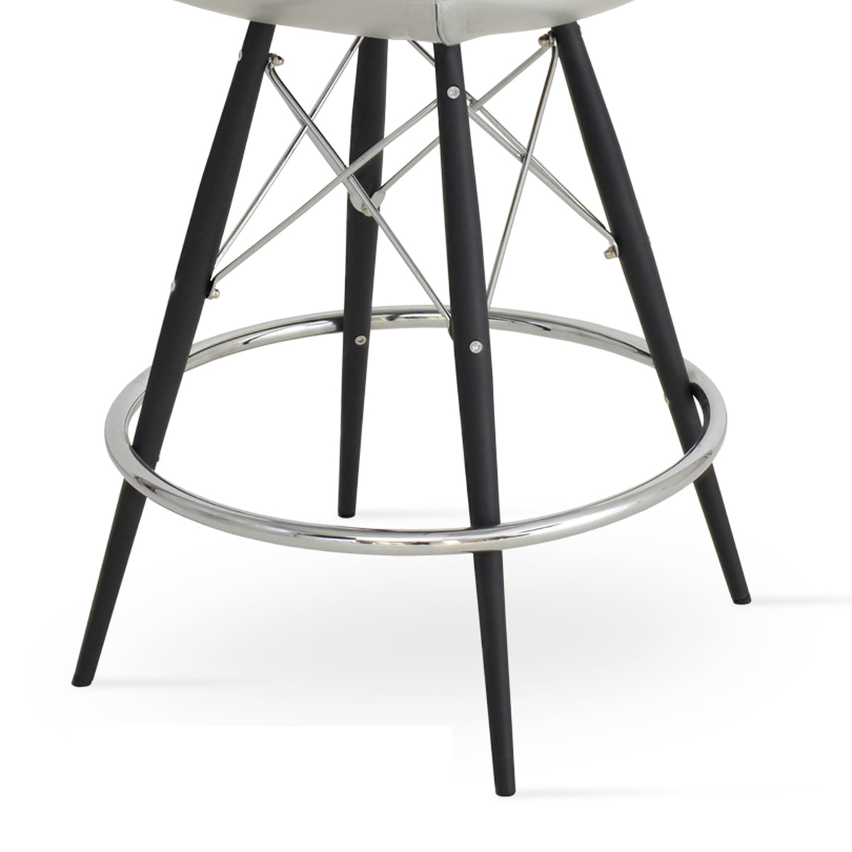 Eiffel Arm MW Bar Stool by SohoConcept, showing closeup view of arm mw bar stool.