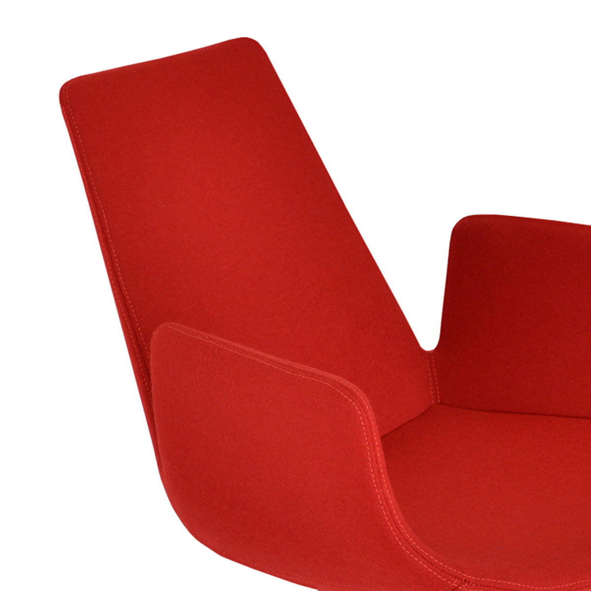 Eiffel Arm MW Bar Stool by SohoConcept, showing closeup view of arm mw bar stool.