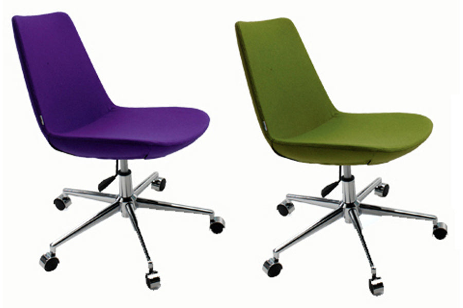 Eiffel Office Chair by sohoConcept, shown in multiple wools.