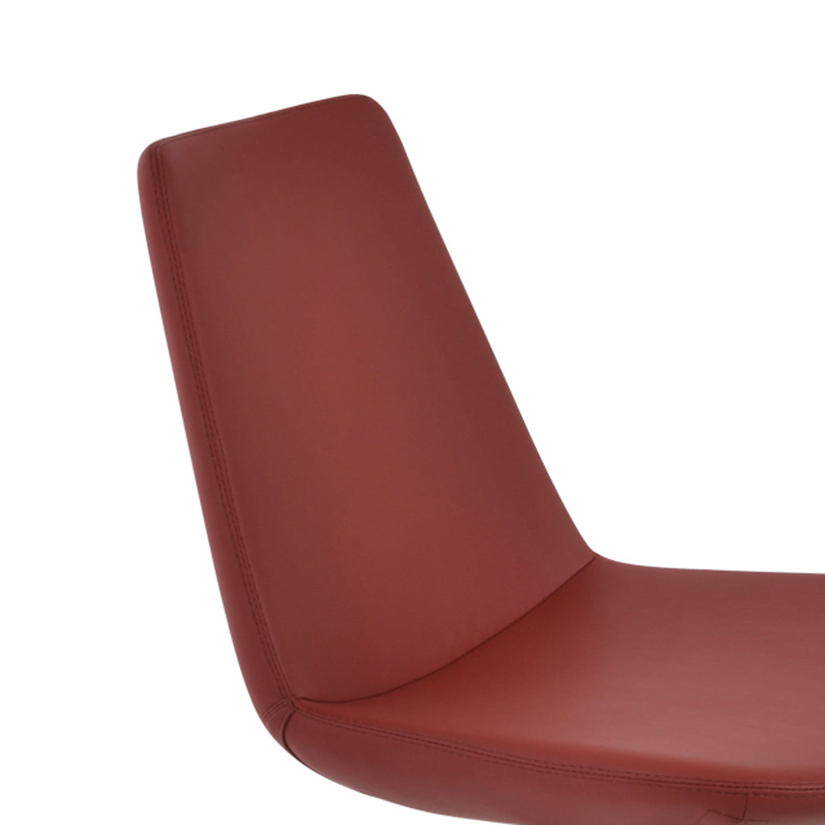 Eiffel Pyramid Swivel Dining Chair by SohoConcept, showing closeup view of pyramid swivel dining chair.
